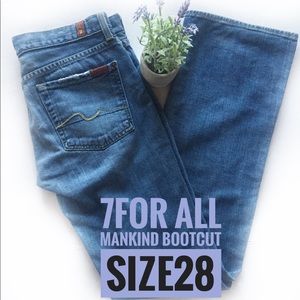 7 for all mankind bootcut jeans Festival Size 28
